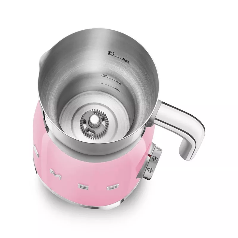 Automatinis pieno putoklis Smeg MFF11PKEU Rose Stainless steel 500W