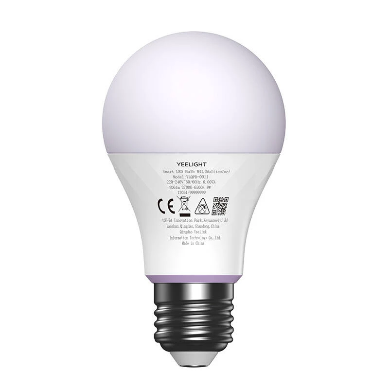 YEELIGHT W4 išmanioji lemputė Wi-Fi / Bluetooth E27 spalvota (YLQPD-0011) 4 vnt.