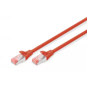 Patch Cord Digitus CAT 6 S/FTP DK-1644-005/R 0,5 m raudonas