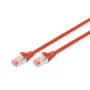 Patch Cord Digitus CAT 6 S/FTP DK-1644-005/R 0,5 m raudonas