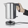 Elektrinis virdulys SEVERIN WK 3449 — 1,7 L, 2400 W, nerūdijantis plienas/plastikas, juodas-sidabrinis