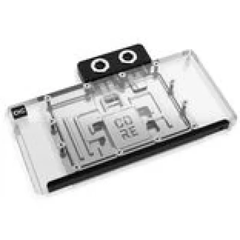 Vandens blokas Alphacool Core RX 9070 XT Nitro+ permatomas / chromuotas su galine plokšte