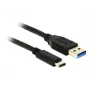 USB laidas DeLOCK 0,5 m USB3.1-C/USB3.1-A