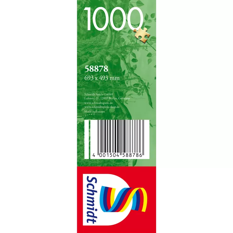 Dėlionė 1000 dalių, Schmidt Spiele Pasakų pilis ir miško magija