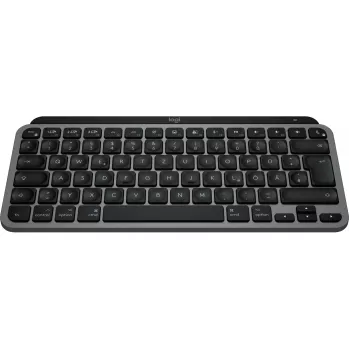 Klaviatūra Logitech MX Keys Mini, skirta Mac, QWERTZ vokiškas išdėstymas, juoda pilka