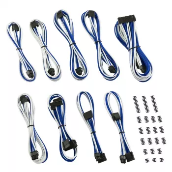 CableMod Classic ModMesh RT kabelis Kit ASUS/Seasonic/Phanteks - balta/mėlyna