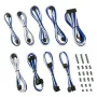 CableMod Classic ModMesh RT kabelis Kit ASUS/Seasonic/Phanteks - balta/mėlyna