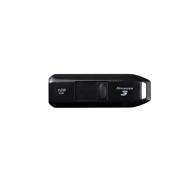 USB atmintinė PATRIOT Xporter 128 GB USB Type-A 3.2 Gen 1 (80 MB/s) slankioji juoda