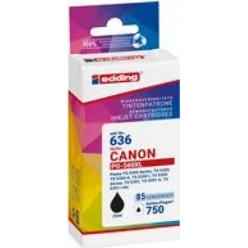 EDD-636 juodas spausdintuvo kasetė, suderinama su Canon PG-560XL - Suderinama - Rašalas