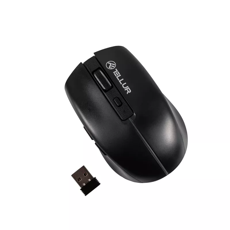 Tellur Silent Click Wireless pelė Juoda