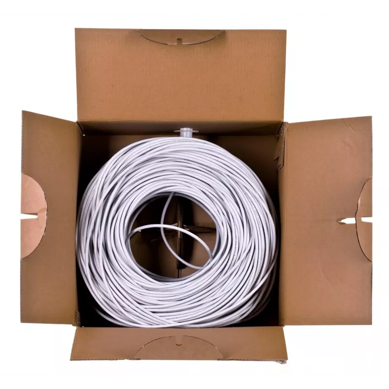 Lanberg LCU6-12CU-0305-S tinklo kabelis 305 m Cat6 U/UTP (UTP) Pilka