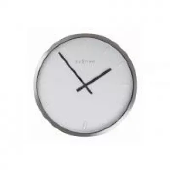 NeXtime klok 2991st Paniki, Ø34 cm, Sieninis, Baltas
