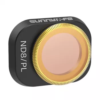Filtrų rinkinys Sunnylife, skirtas DJI Mini 4 Pro — Neutralaus tankio ir poliarizacinis 4 lęšiai (ND8, ND16, ND32, ND64)
