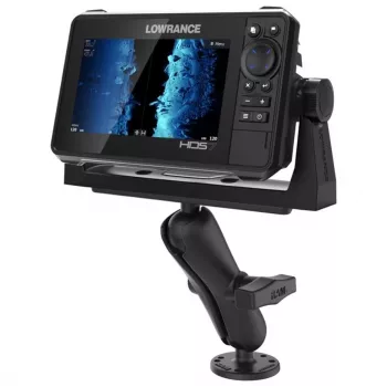 RAM Mounts jūrinis elektroninis laikiklis RAM-111U, aliuminis, juodas