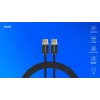 DisplayPort laidas SAVIO CL-166 2 m Juodas — DisplayPort 1.4, kištukas-kištukas, paauksuoti kontaktai