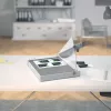 Leitz Precision Home Office popieriaus pjaustyklė A4, 10 lapų, rankinis spaustukas, nerūdijantis plienas, A4, 80 g/m², antracito