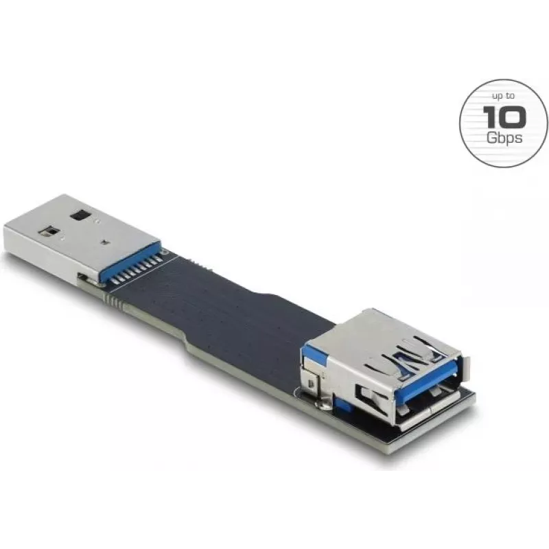 Lyties keitiklio kabelis DELOCK 67420 — USB Type-A į Type-A, juodas