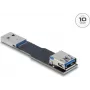 Lyties keitiklio kabelis DELOCK 67420 — USB Type-A į Type-A, juodas