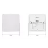 Lubinis šviestuvas Tellur Tellur WiFi LED 24W Square — 24W LED, kvadratinis lubinis šviestuvas, WiFi valdymas