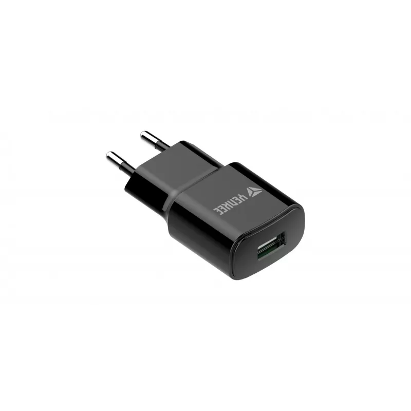 Tinklo USB-A įkroviklis YENKEE YAC 2013BK — 12 W, 2,4 A išvestis