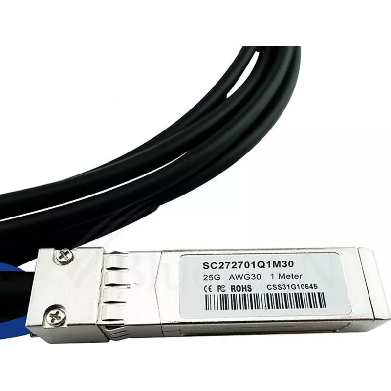 SFP28 tiesioginio prijungimo varinis kabelis CBO SFP28-DAC-5M-CH-BL 5 m kištukas-kištukas 25 Gbit/s