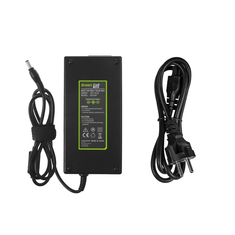 Green Cell AD100P maitinimo adapteris / keitiklis Vidinis 180 W Juoda