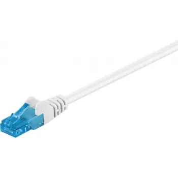 Goobay CAT 6a komutacinis kabelis, U/UTP, White, 15 m - LSZH Halogen-Free, Copper (59831)