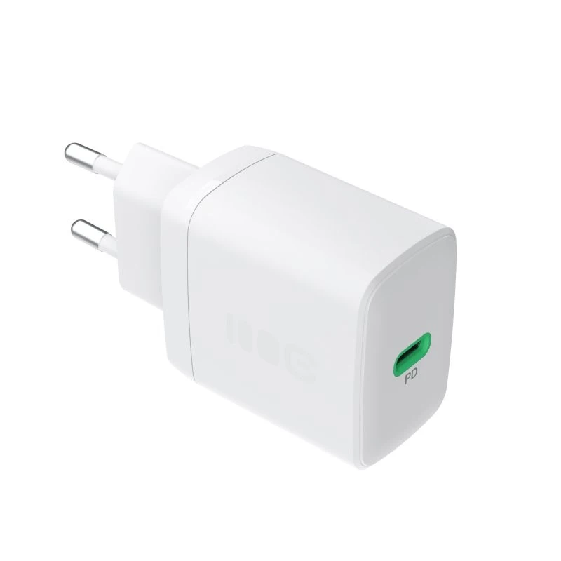 Maitinimo adapteris Green Cell PowerSource Solo30 30 W baltas — USB-C įkroviklis, 30 W išvestis