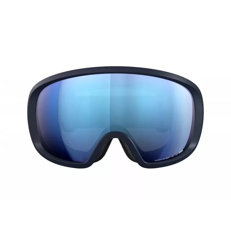 Goggles POC Fovea Kids — poliuretano rėmelis, torinė cilindrinė mėlyna lęšis, 20% šviesos pralaidumas, tamsiai mėlynas dirželis