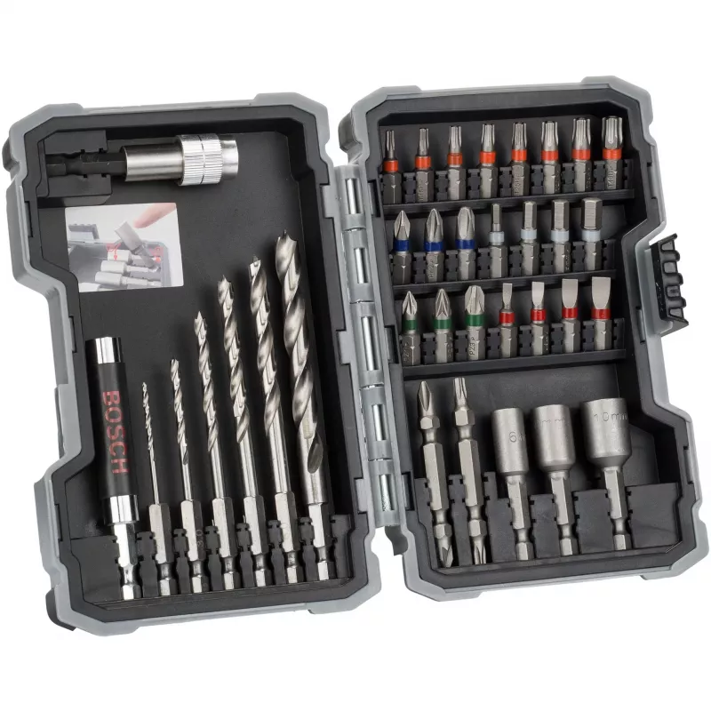 Atsuktuvų antgalių rinkinys Bosch 2 607 017 327 35 vnt.