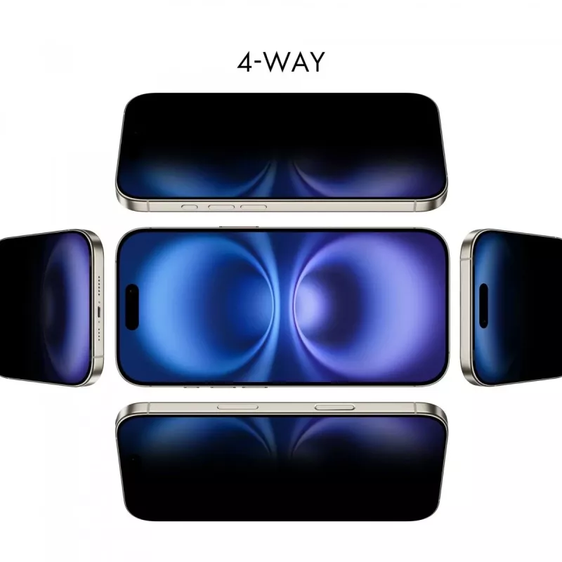 Ekrano / galinio dangtelio privatumo apsauginė plėvelė DICOTA D80541-4AD, skirta Apple iPhone 17 Air, PET, apsauga nuo mėlynos šviesos ir įbrėžimų, 1 vnt.
