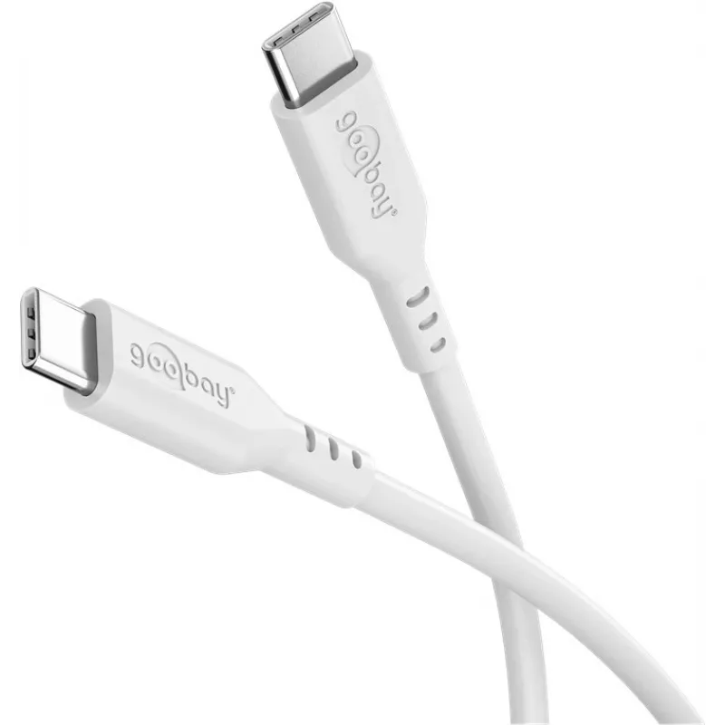 Goobay 77743 USB laidas baltas