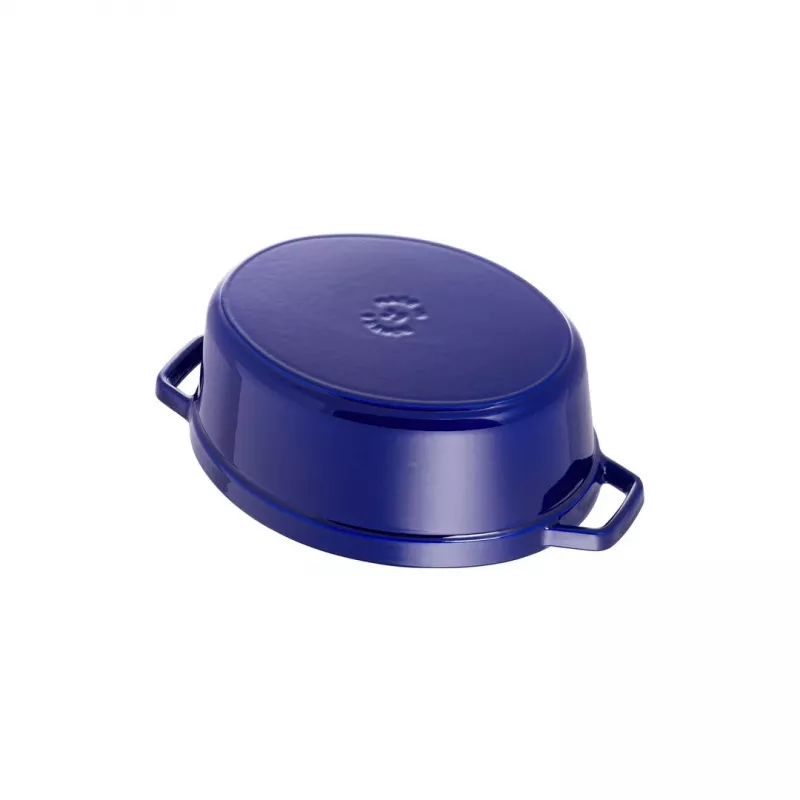 Ketaus puodas Staub 4,25 l, 29 cm, mėlynas