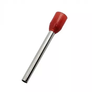 Užspaudžiamas izoliuotas gnybtas 1,5 mm²/16 AWG laidui, varis, raudonas, 100 vnt.