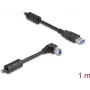 DeLOCK USB laidas Type-A kištukas į Type-B kištuką 90° kampuotas 1 m