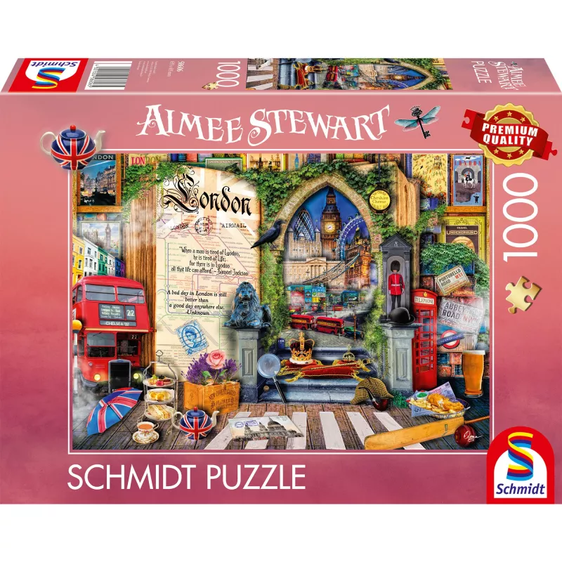 Dėlionė 1000 dalių, Schmidt Spiele Aimee Stewart: Memories of London