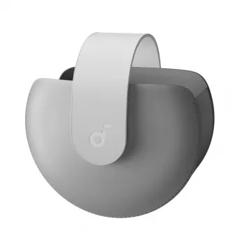 Ausinių dėklas Anker Soundcore Space One Pro su magnetiniais metaliniais mygtukais, pilkas