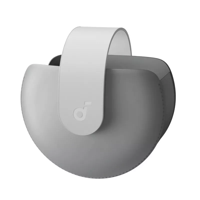 Ausinių dėklas Anker Soundcore Space One Pro su magnetiniais metaliniais mygtukais, pilkas