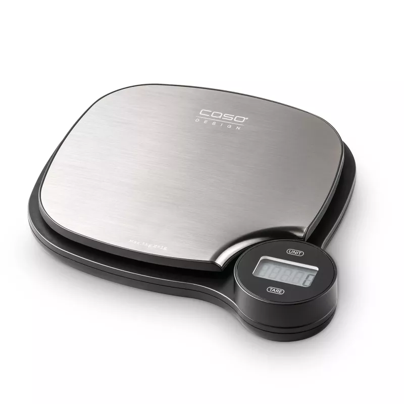 Virtuvinės svarstyklės Caso EcoMaster 03267 — nerūdijantis plienas, 5 kg talpa, 1 g tikslumas