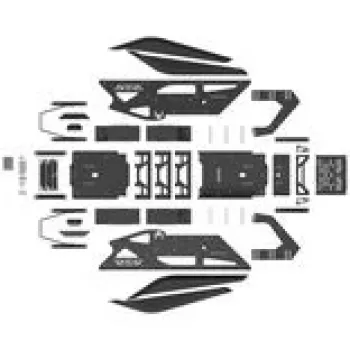 Res-Tech GT Cockpit Simracing Rig - blizganti balta