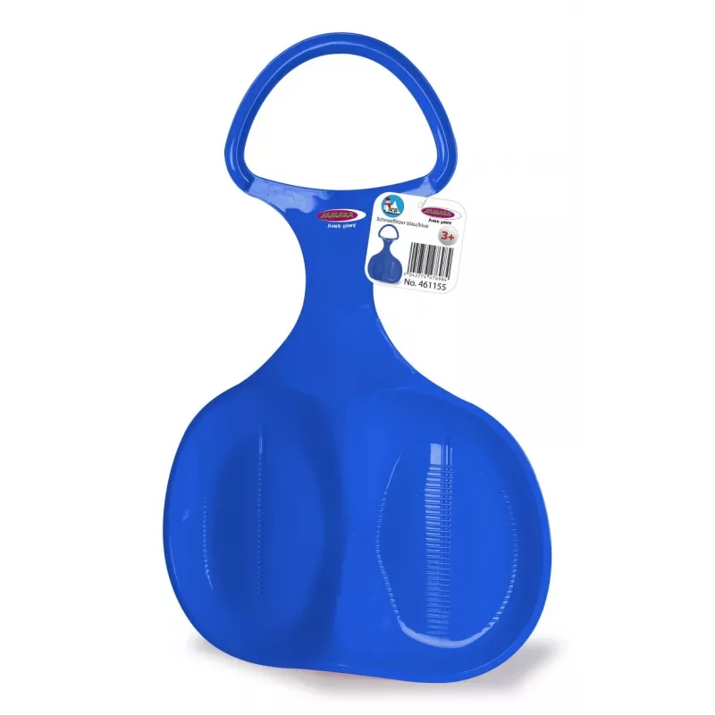Sled Jamara Snow Play Snow Glider blue — plastikinės rogutės, 570×380×30 mm, skirtos vaikams nuo 3 metų