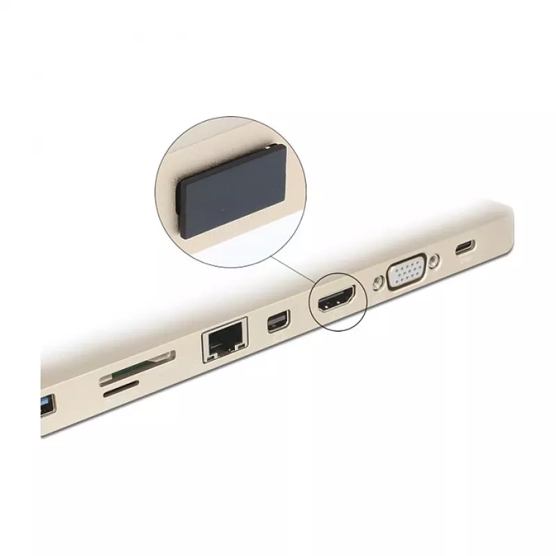 Apsauginis lizdo dangtelis HDMI A DeLOCK 64030