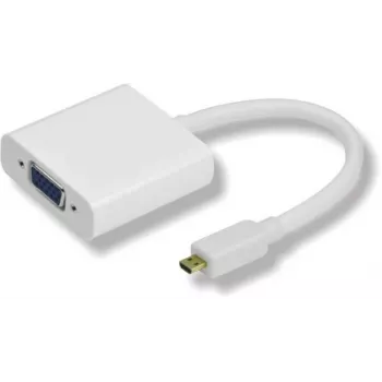 Microconnect HDMIDVGA vaizdo laido adapteris 0,25 m HDMI D tipo (mikro) VGA (D-Sub) baltas
