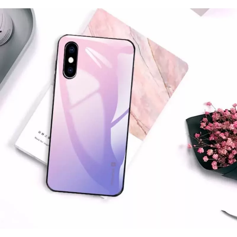 Apsauginis telefono dėklas Evelatus Samsung A20 — Gradient Glass 3, Under Water dizainas