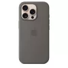 Apple iPhone 16 Pro silikoninis dėklas su MagSafe - Stone Gray