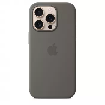 Apple iPhone 16 Pro silikoninis dėklas su MagSafe - Stone Gray