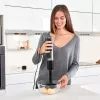 Panardinamas blenderis Juoda & Decker BXHBA1500E — 1500 W rankinis blenderis su nerūdijančio plieno kotu, 20 greičių, smulkintuvu, plaktuvėliu, pulsiniu režimu