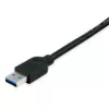 Equip 133346 USB kabelis USB 3.2 Gen 1 (3.1 Gen 1) 5 m USB A Juoda