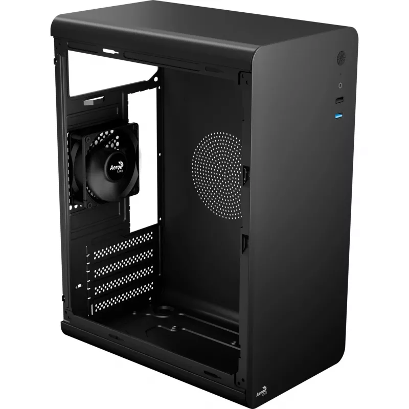 Aerocool CS110 Mini Tower Juoda
