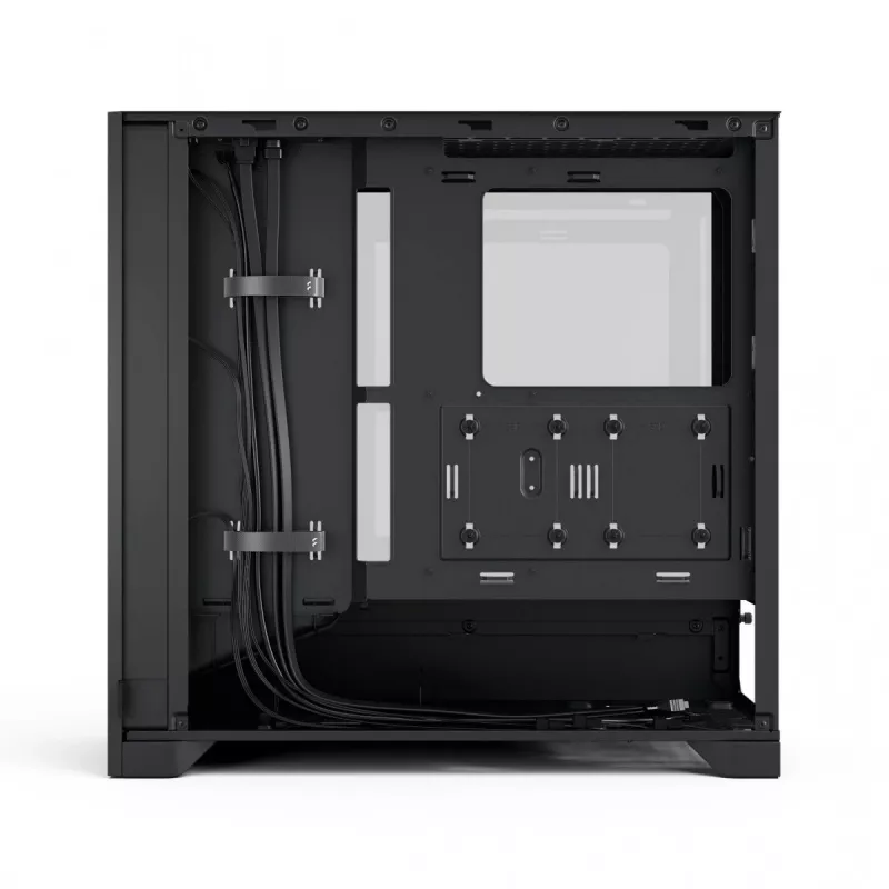 Kompiuterio korpusas Fractal Design Pop 2 Air Juoda TG Midi Tower — ATX, 3x 120 mm priekiniai ventiliatoriai, palaiko 2,5 colio ir 3,5 colio diskus